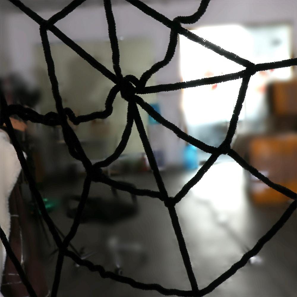 Stretchy Halloween Plush Cobweb Horror Halloween Spider Web Durable   Ghost Festival