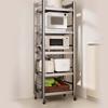 Floor-Standing Multi-Layer Kitchen Storage Rack