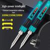 High-Power 200W Digital Soldering Iron with Temperature Control, US/EU Spec, 150W for Home Use