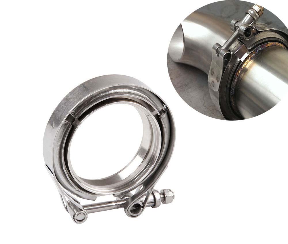 Universal For Exhaust Clamp and flanges Kit 2.5 inch stainless steel