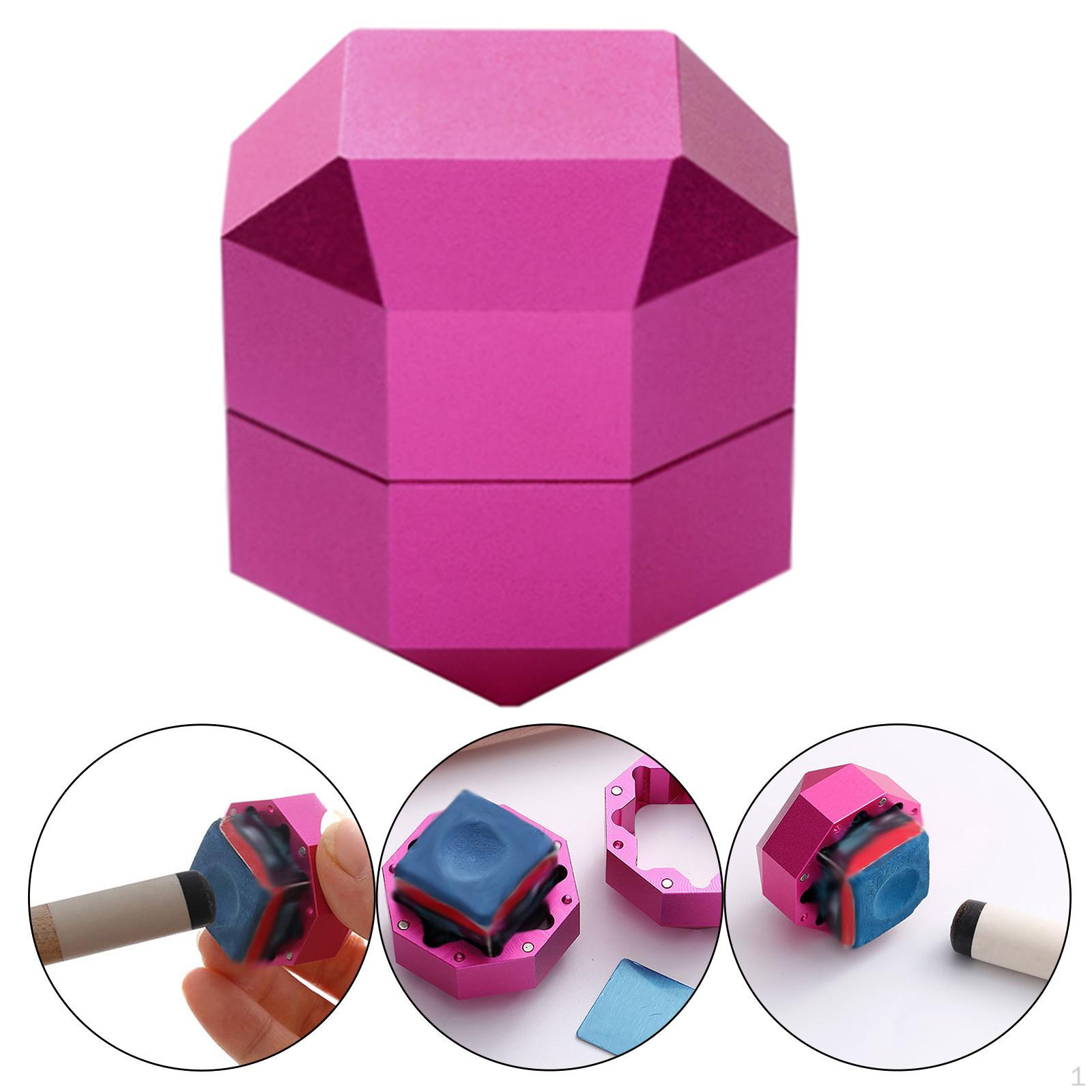 

Держатель для бильярдного мела, карманная коробка для принадлежностей, алюминиевый аксессуар для чашки 36mmx36mmx36mm