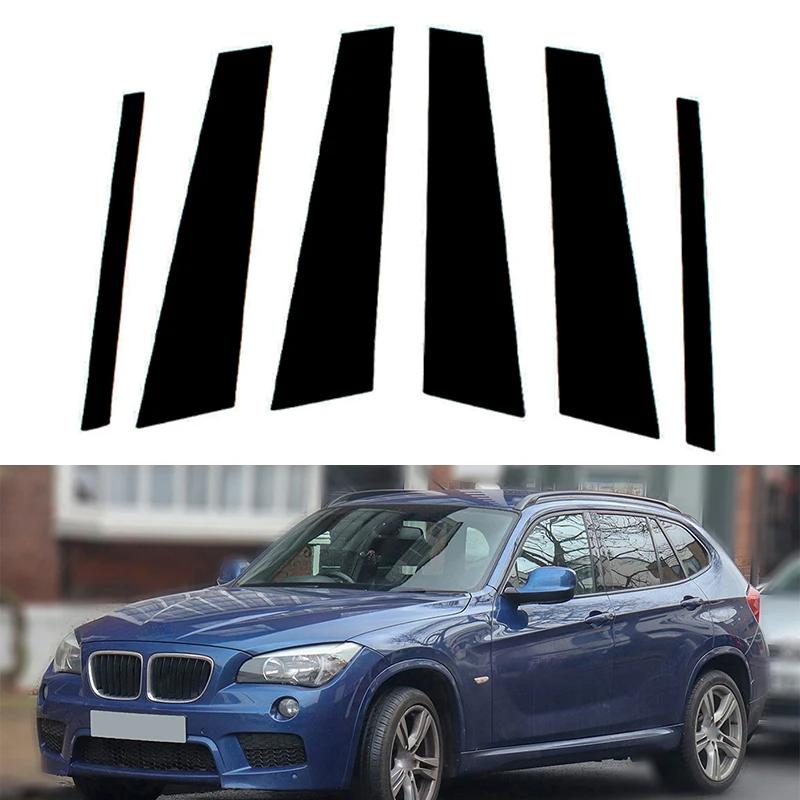 

Для BMW X1 F48 2016 - 2025 E84 2010 - 2015 глянцево-черные крышки стоек оконных стоек BC наклейки на колонки отделка боковой дверной панели
