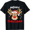 Merry Christmas Reindeer Xmas Family Men Women T-Shirt