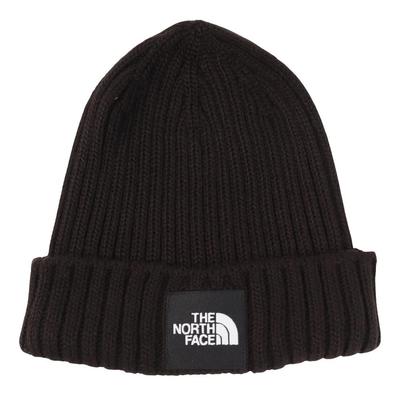 Kinder-Kapuzenmütze Unisex Strickmütze Schwarz 53,0-56,0 cm