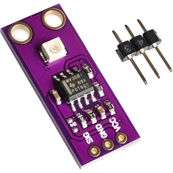 5pcs MCU-GUVA-S12SD Solar UV Intensity Sensor, GUVA-S12SD UV Detect Sensor, Ultraviolet Light Sensor, S12SD Light Sensor, Wavelength Detection Range