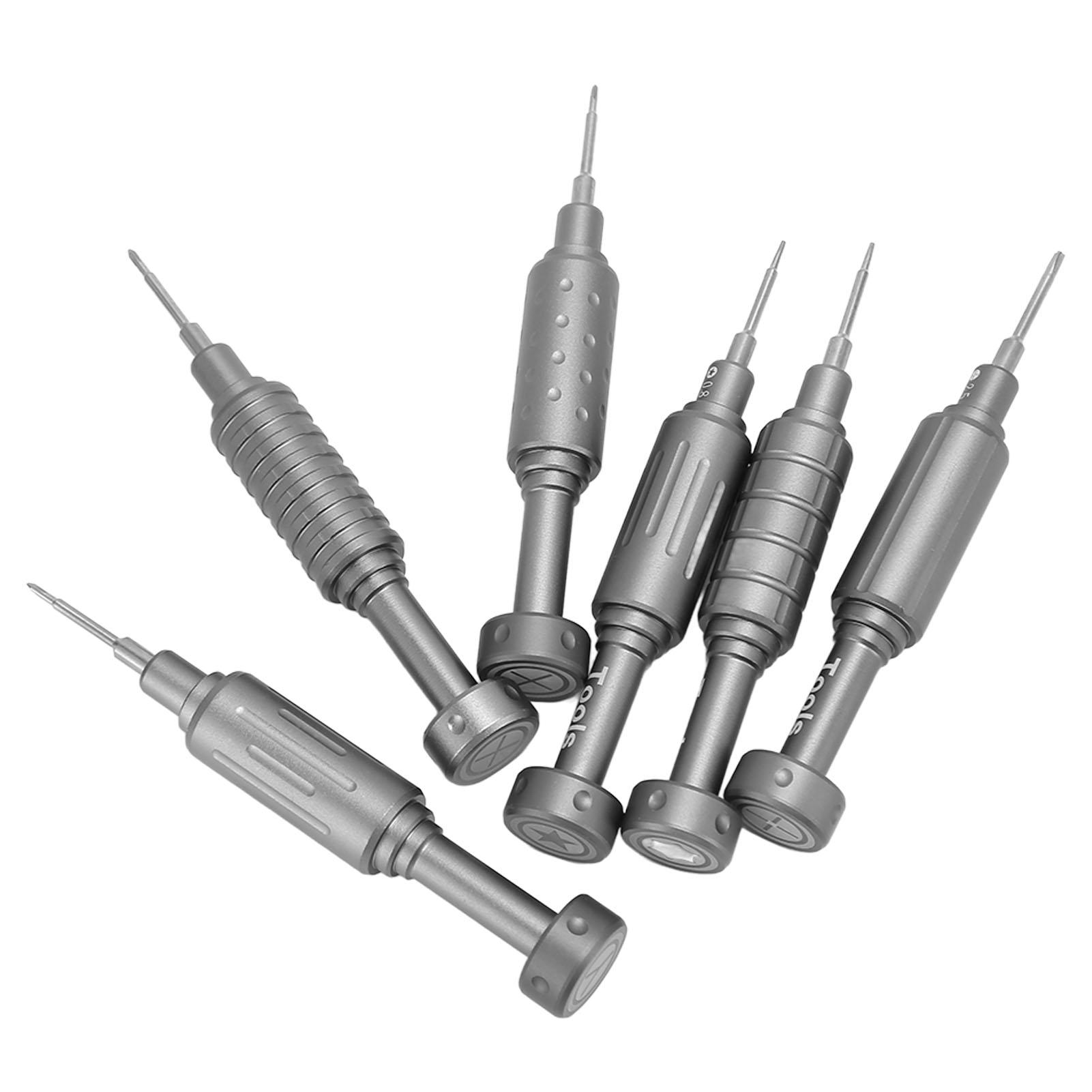 

Набор из 6 отверток для ремонта телефонов из алюминиевого сплава с высокой твердостью и износостойкостью