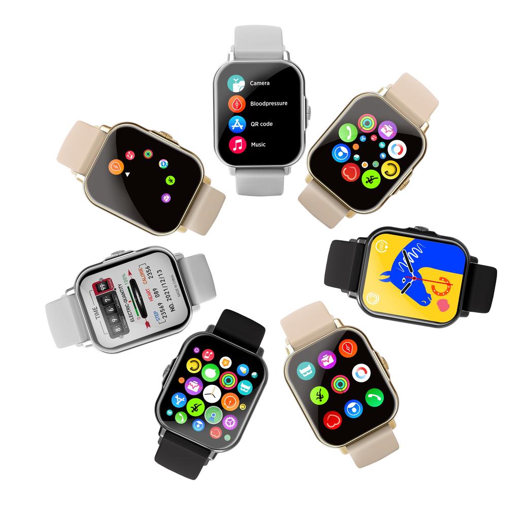 Rainbuvvy L21 Plus Low Power Smart Phone Watch 1.81inch LCD BT5.0 Android Cheap Smart Bracelet Support Bluetooth Call and Music