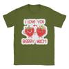 I Love You Berry Much TShirt Summer  Harajuku TShirts Unisex Pure Cotton O Neck 4XL 5XL 6XL Top Tees Short Sleeve