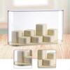 Figure Display Case Figurine Stand,Transparent,Container Showcase Doll Storage Box for Mini