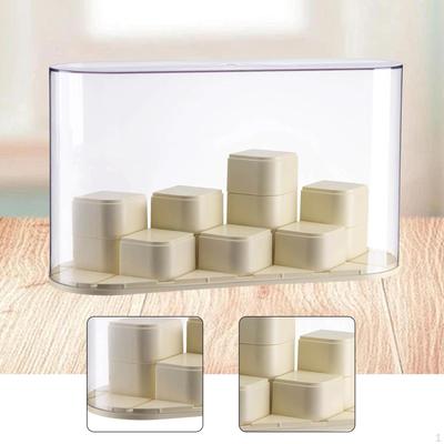 Figuren Vitrine Figuren Ständer, Transparent, Behälter Vitrine Puppen Aufbewahrungsbox für Mini
