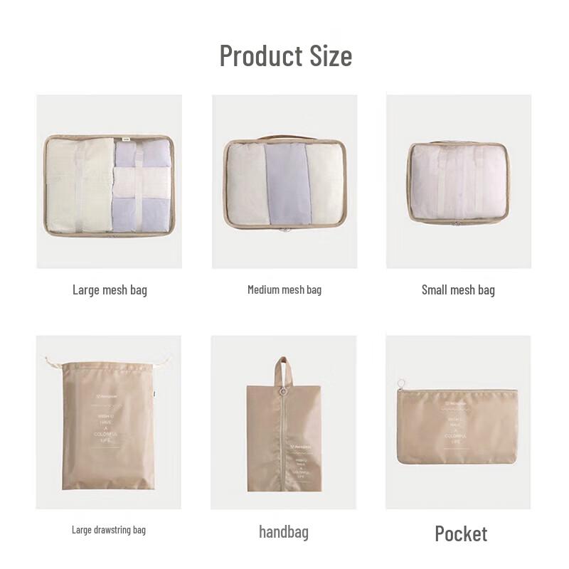 Westinghouse 6-Piece Travel Organizer Set