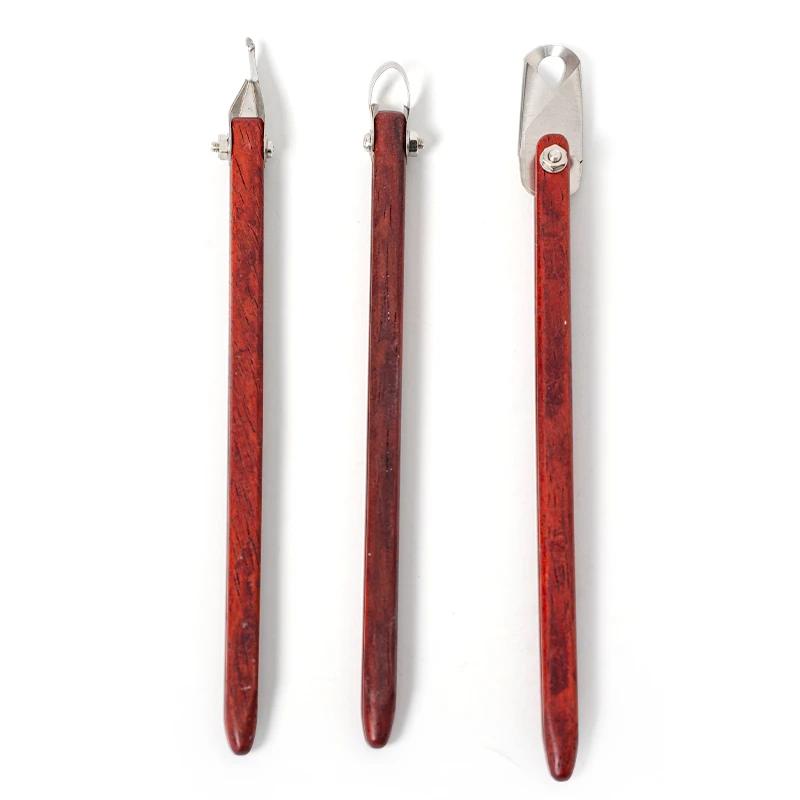 NEW Pottery Wood Carving Tools Texture Clay Sculpture Hand-decorated Stainless Steel Ring Knife Polymer Clay Cutter