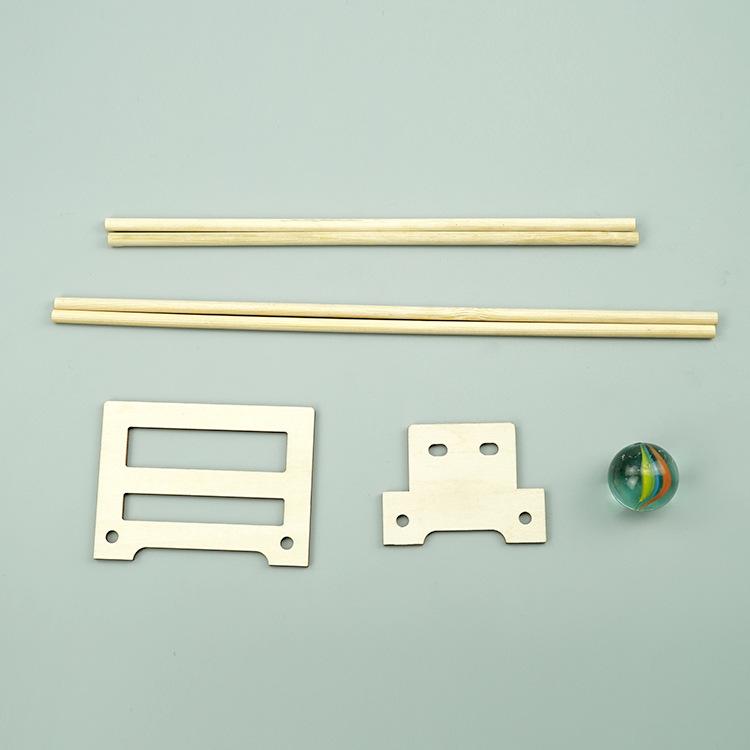 Diy Double-track Strange Slope Elementary School Children's Wooden Educational Toys Science Experiment Science And Education Model