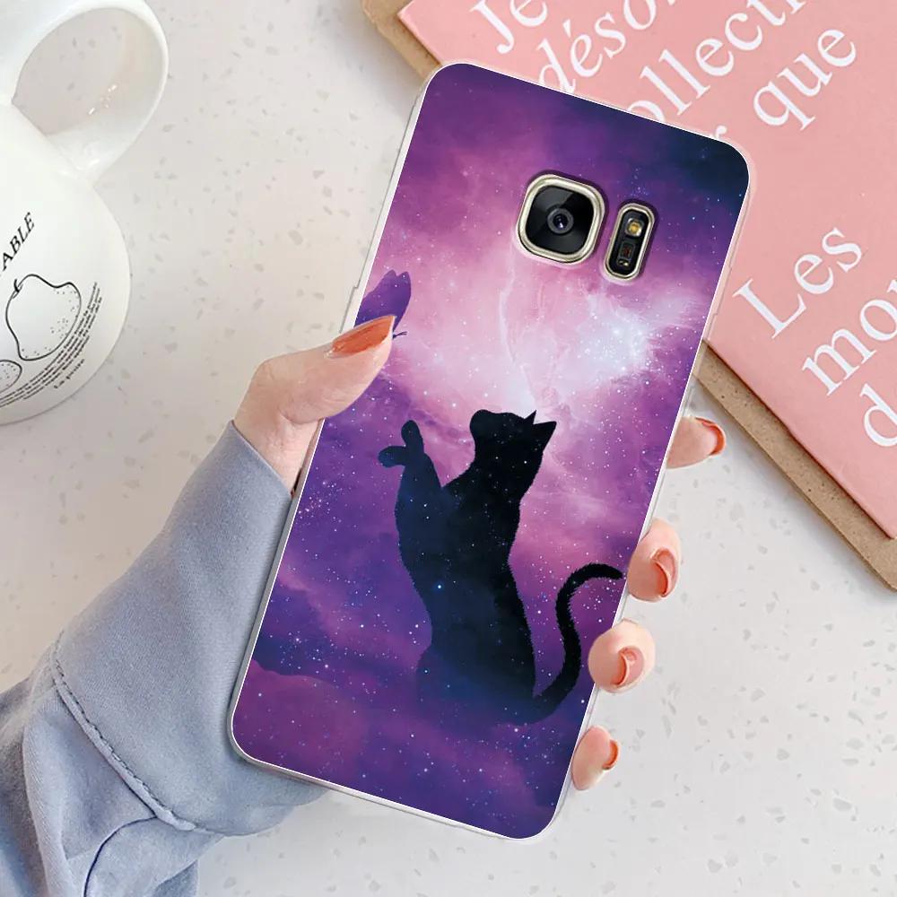 For Samsung Galaxy S7 Edge Case Cover Shockproof Back Phone Case For Samsung Galaxy S7 Edge S6 S6 Edge Plus Silicon Clear Bumper
