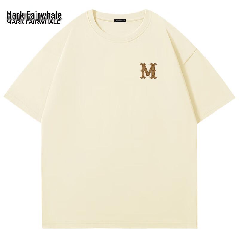 Mark Fairwhale Men's Heavyweight Pure Cotton Loose Fit Short Sleeve T-Shirt