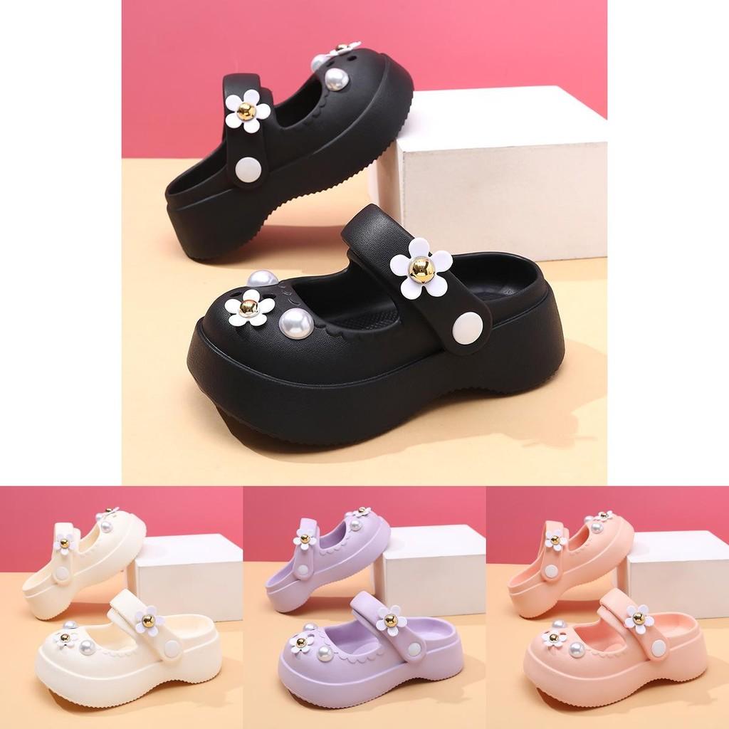Stylish Kids Summer Beach Slippers Non Slip Eva Material Cute Princess Design For Girls