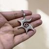 Jun'an Bohemian Golden Sun Pendant Necklace with Swirl Art Star Design