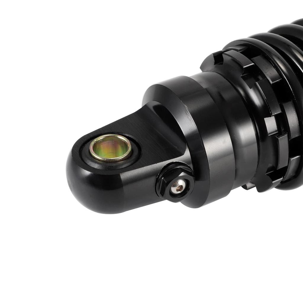 Hegeiisy Universal 8mm Spring Motorcycle Shock Absorber Rear Suspension for ATV Quad Dirt Bikes ZRX1100 ZRX1200 GSX1400 (350mm, Black)