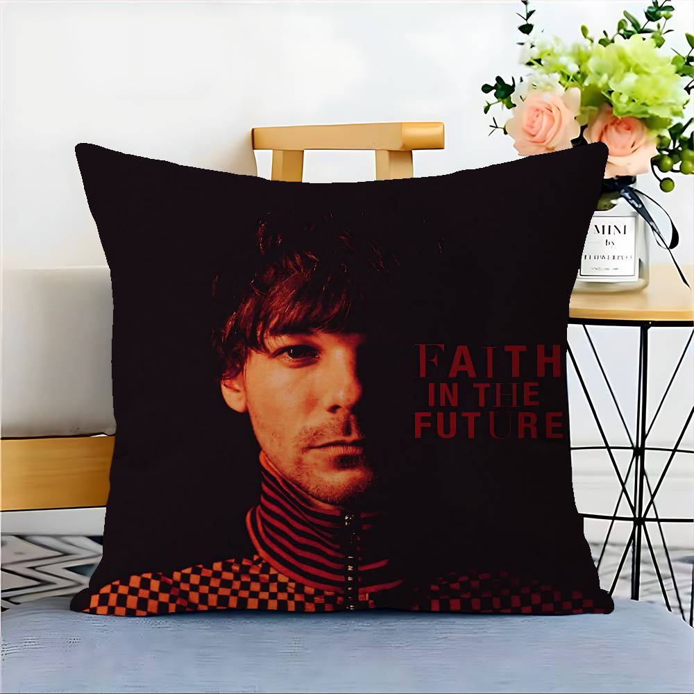 L-Louis Singer T-Tomlinsons Pillow Covers Cartoon Sofa Decorative Home Double-sided Printing Short Plush Cute Cushion Cover