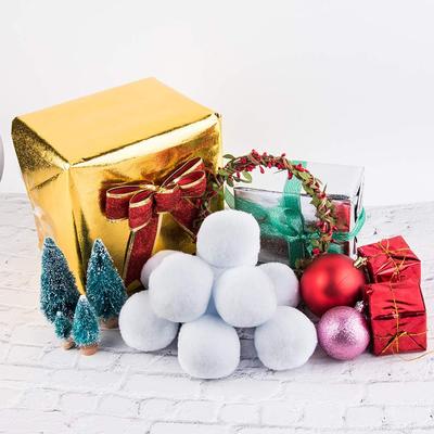 20 Pieces of Fake Snowballs Christmas Snowballs Indoor Xmas Decoration Realistic Snow Balls Simulation Navidad Decoration
