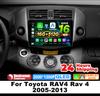 Car Radio Android 16 For Toyota RAV4 Rav 4 2005-2013 DVD Viedo Player DSP 5G WIFI Wireless Carplay Auto Multimedia QLED Qualcomm