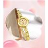 Light Luxury Exquisite Bracelet Watch for Women Simple Pink chain Small Waterproof Student Fashion high-end Quartz Wristwatches