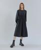 Etmont Waist Pleats String Dress Black