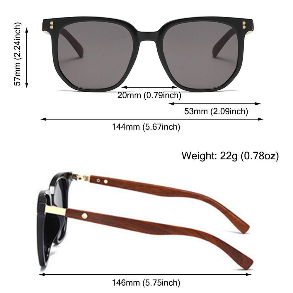 UV Protection Wood Grain Sunglasses Outdoor Street PhotographyX Shades  for Women & Men