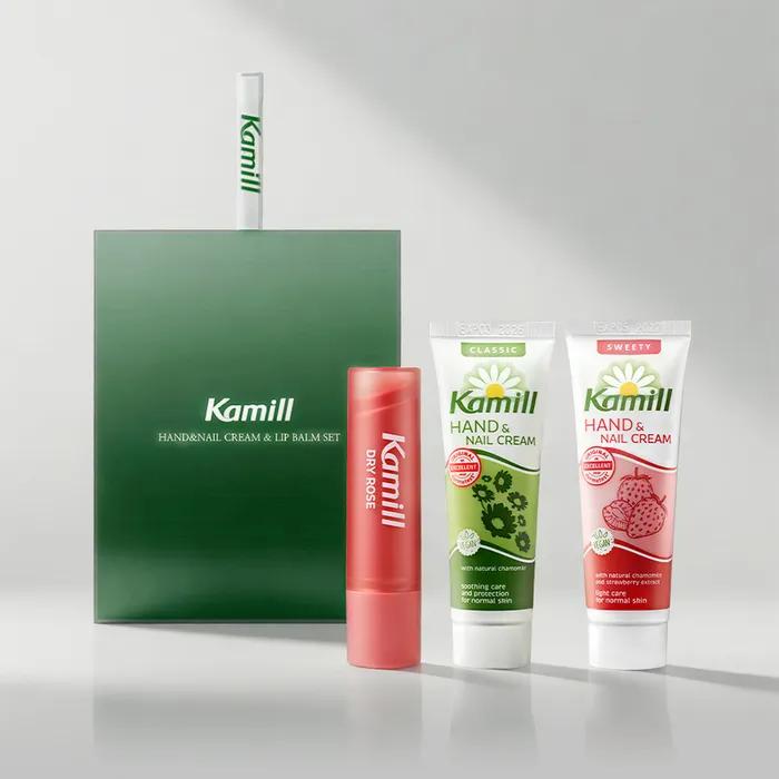 

Camille Веганский цветной бальзам Сухая роза 4,2 г + Мини Классический крем для рук Sweety 30 мл x 2 шт. Набор