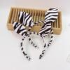 Zebras Hairbands Festive Photo Props Halloween Ear Headbands Party Headpiece Fun Headbands for Music Festivals