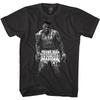 Muhammad Ali Quotes Hologram Men039s T Shirt Boxing Greatest Cassius Clay Black