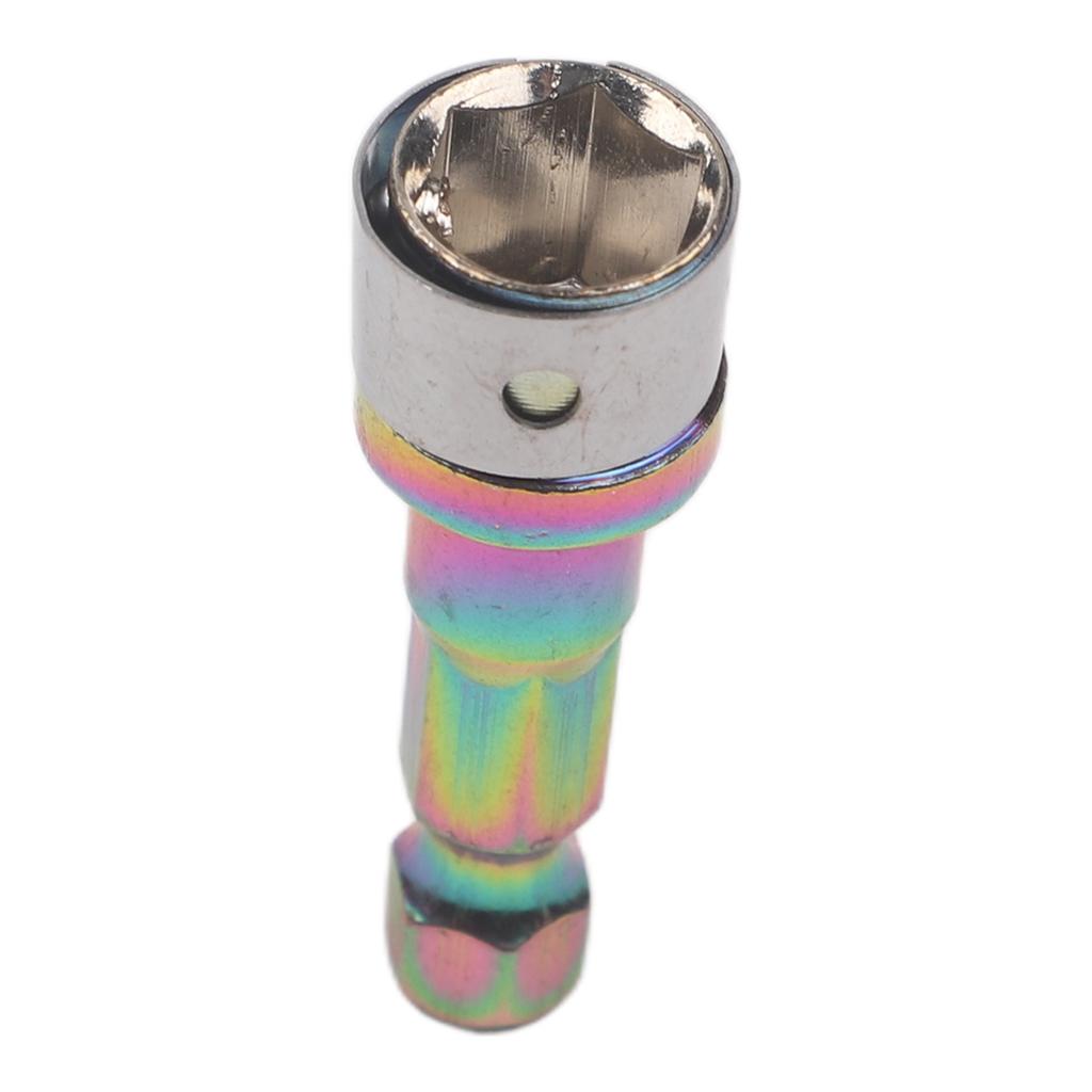 Chrome Vanadium Steel 8mm Hex Socket Nut Driver Designed for Accurate Torque Transfer and Compatibility with Drivers