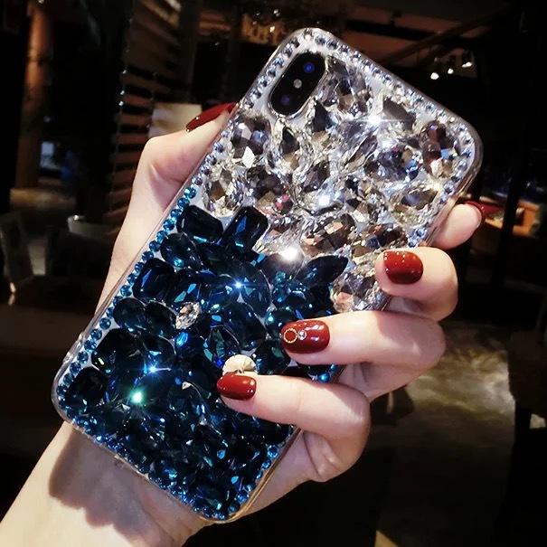 Full Diamond For Iphone16Pro Mobile Phone Case Rhinestone Xsmax Apple 17Promax Luxury 15/13/12