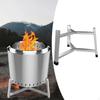 Camping Firepit Support Rack for BBQ and Outdoor Events