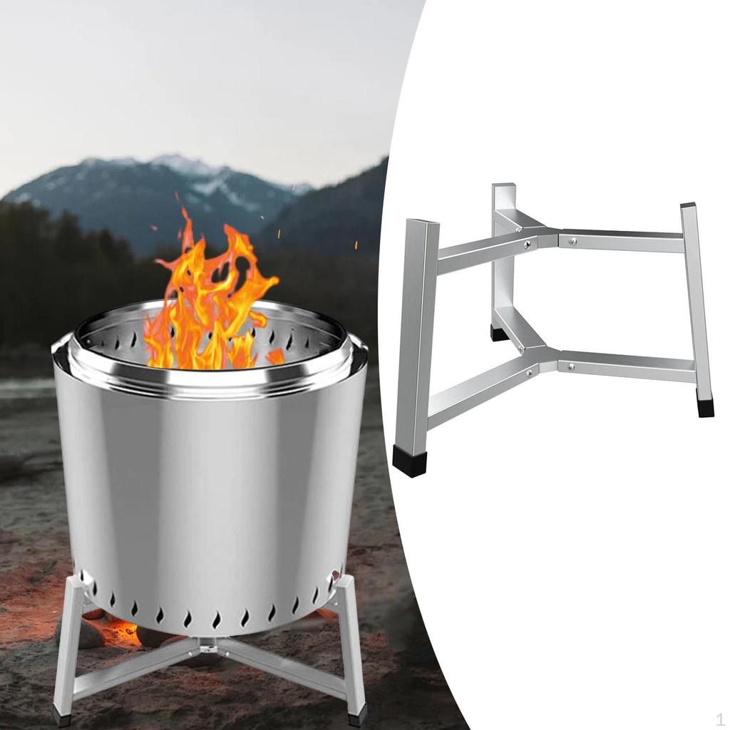 Camping Firepit Support Rack for BBQ and Outdoor Events
