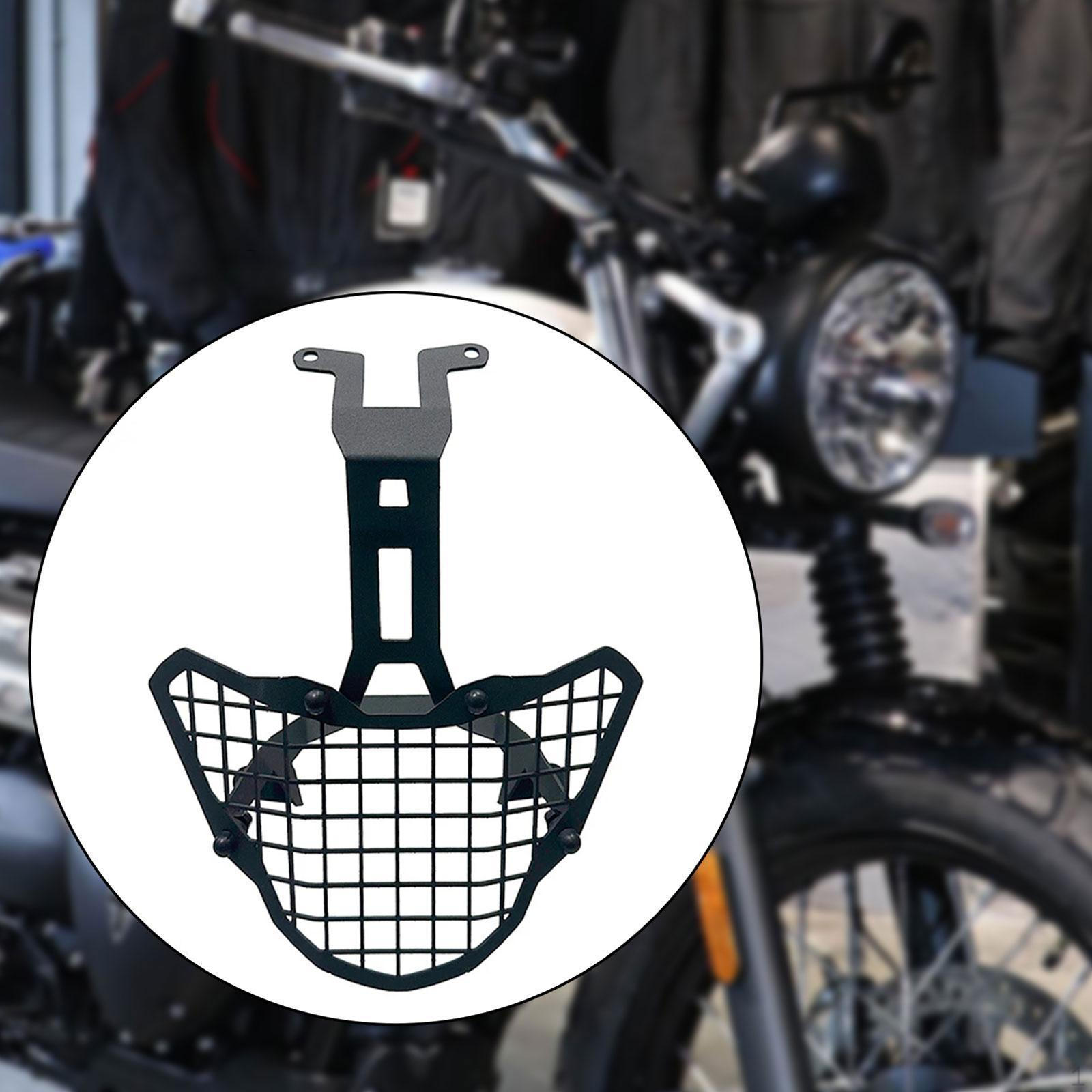 

Motorcycle Headlight Guard Cover Direct Replaces Accessories Decoration Maintenance Front for чёрный