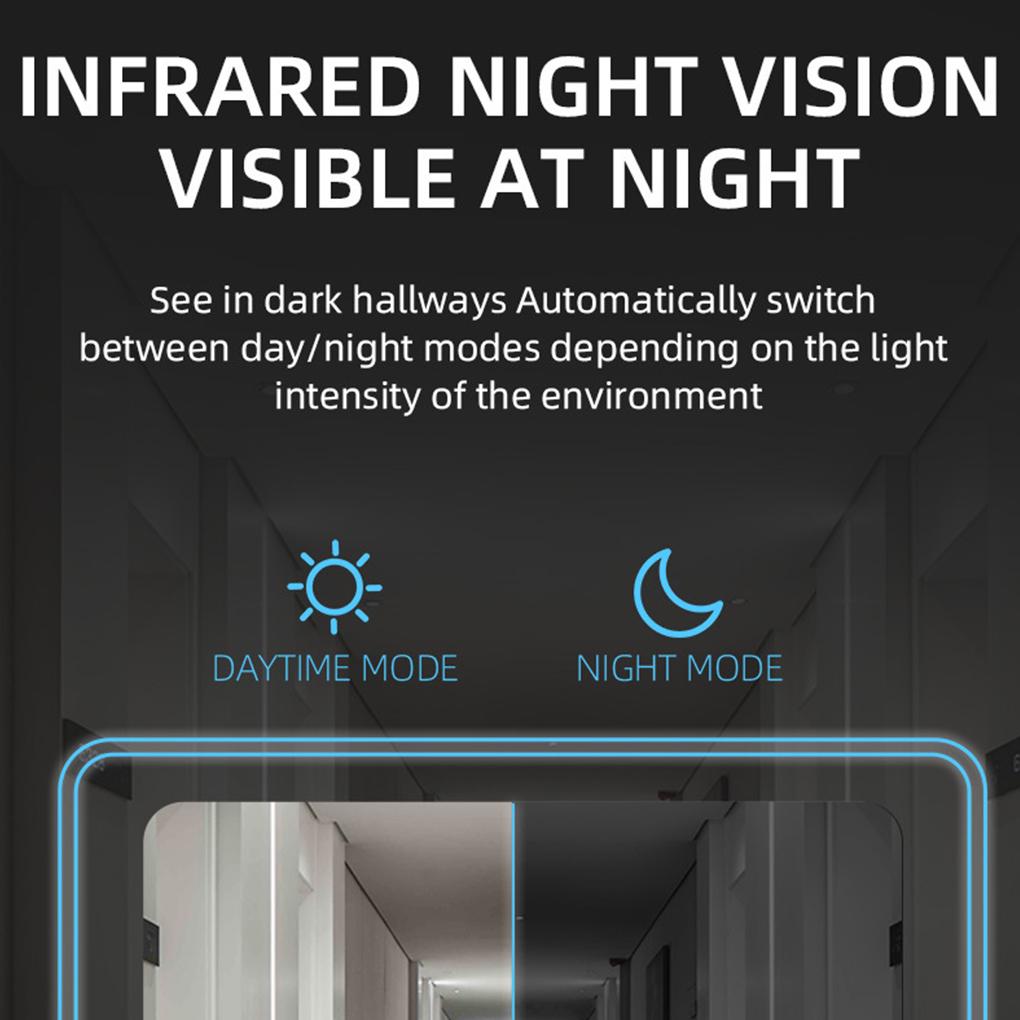 Wireless Doorbells Solar Charge Cover Digital Door Peepholes Wifi Security Camera Intercom Video Smart Ring Door Bell Waterproof