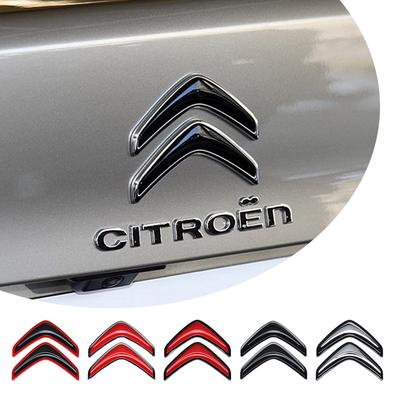 Voor C1 C2 C3 C4 C4L C5 C6 C7 C8 VTS C-ELYSEE Berlingo Xsara Celysee Auto Voorgrille Achterkofferbak Embleem Sticker Decal