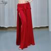 New Style Belly Dance Practice Skirt - Beginner Slimming Slit Long Skirt for Women