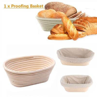 Coșuri de Fermentare pentru Pâine Handmade din Răchită și Ratán Coș Banneton Brotform pentru Dospirea Aluatului