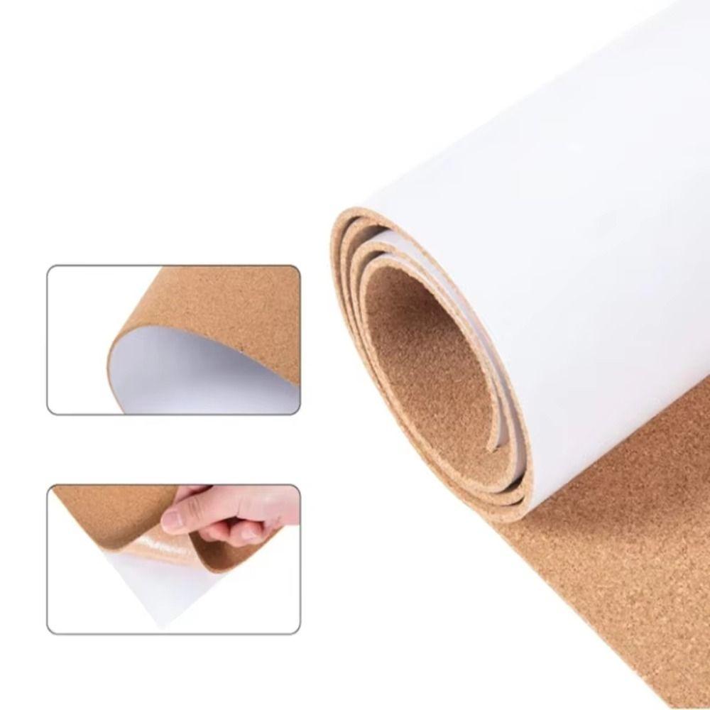 1m Self-Adhesive Cork Roll 2mm Thick Square Cork Pad Cork Board