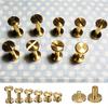 5 buc. șurub, buton, șurub, alamă, unghii, 4-15 mm, pentru bricolaj, curea de modă, geantă din piele.