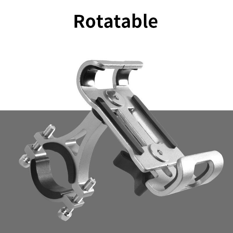 Adjustable Motorcycle Phone Holder Aluminum Alloy Anti-slip Bracket Gps Clip Universal Bicycle Stand Support For Smartphones