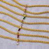 18K Gold Plated Cuban Link Chain Necklace for Women - Stainless Steel, French Retro Design