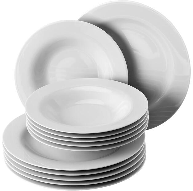 Jídelní servis Rosenthal studio-line Moon White, 12 kusů (19600-800001-18339)