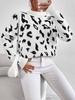 Leopard Print Jacquard Round Neck Women's Knit Sweater - Fashionable Spring & Autumn Pullover