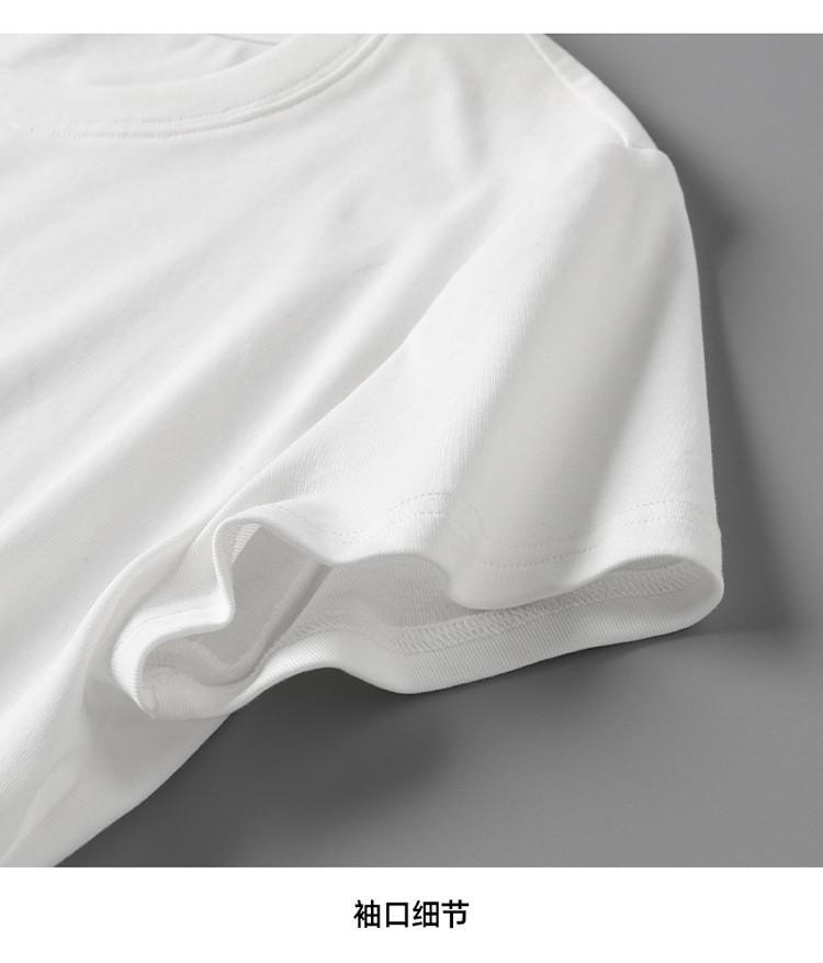 Letter printed round neck short sleeved T-shirt for women in 2026 summer casual versatile pullover top