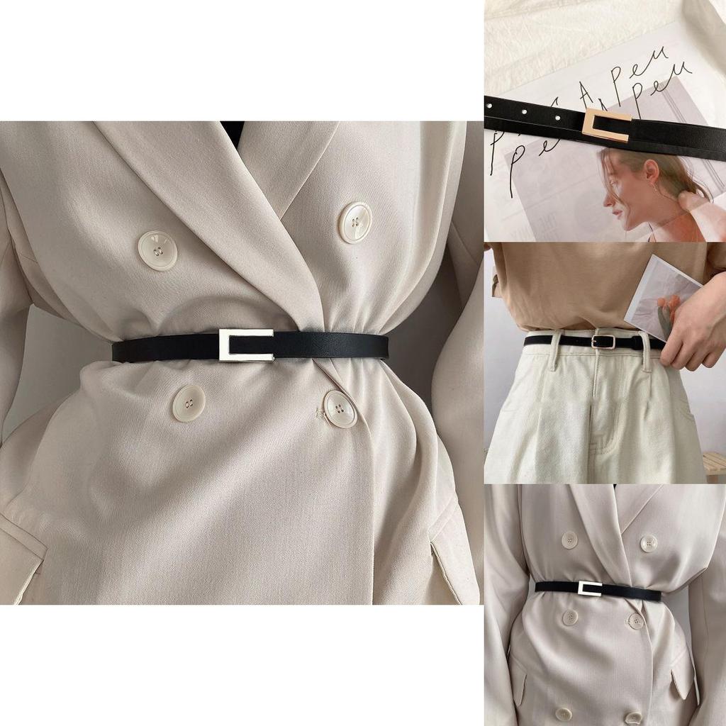 Black Pu Fashionable Waist Belt For Women Ideal For Suits And Coats In 2023 Autumn