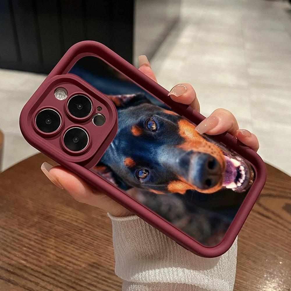 

LZ14 Dog Doberman Animal Art силиконовый чехол для телефона Xiaomi 11 Lite 5G 14T Redmi 14C 13C A3 Note 12 11 9 10 13 Pro Plus противоударный задний чехол Redmi Note 13 4G