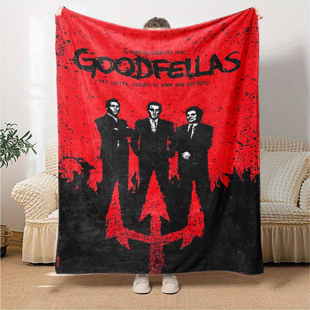 1pc Goodfellas Martin Scorsese Soft Flannel All Season Throw for Home, Office, Outdoor UseDurable Comfort Soft Warm Throw for Home